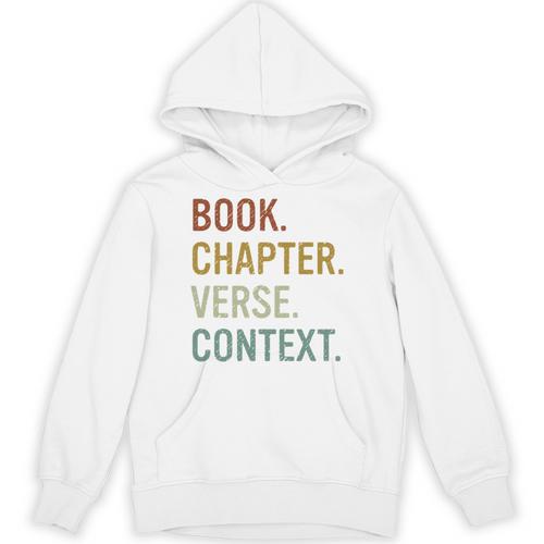 Book Chapter Verse Christian Bible Reformed Theology Unisex Hoodie - Bookorys UK