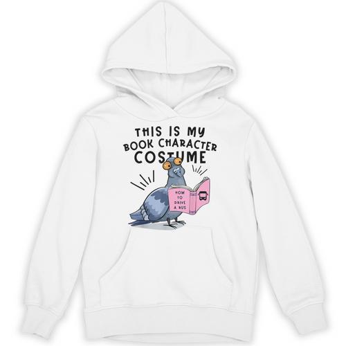 This Is My Book Character Costume Pigeon Kids Reading Unisex Hoodie - Bookorys DE