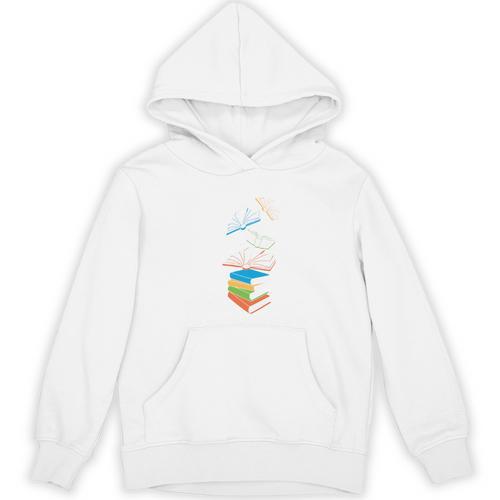 A Book A Day Keeps Reality Away Literature Reading Unisex Hoodie - Bookorys