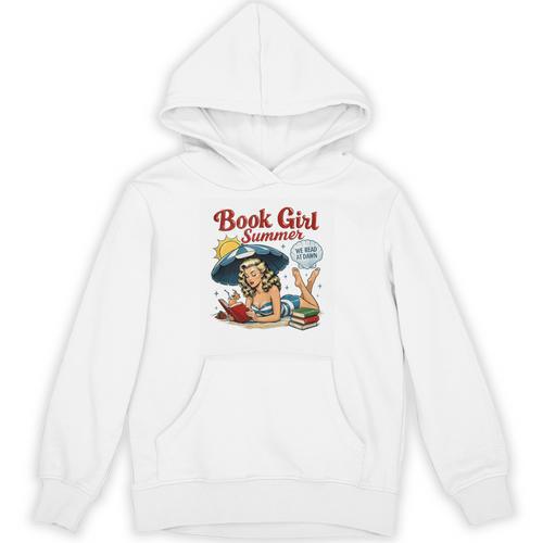 Book Girl Summer We Read At Dawn Unisex Hoodie - Bookorys