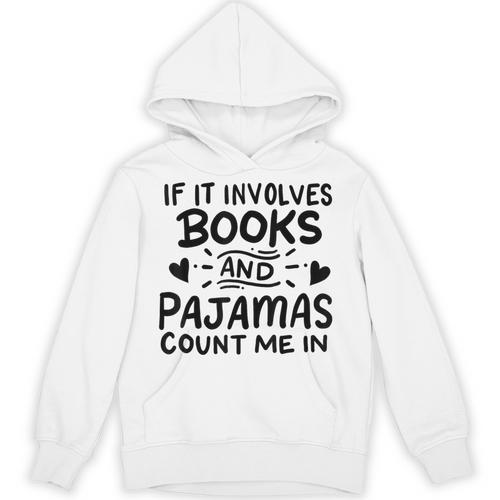 Book Lover -Adults Grey Cotton Polyester Modern Crew Neck Short Sleeve Unisex Hoodie - Bookorys