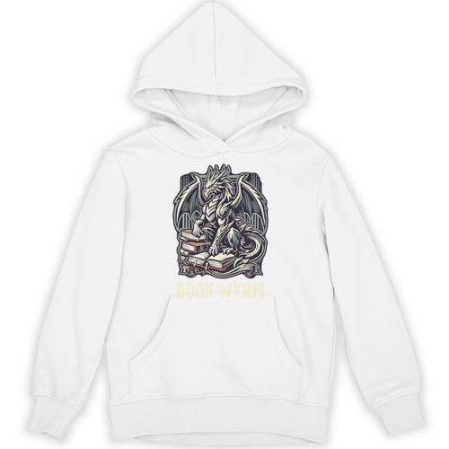 Book Lover I'm a Bookwyrm Not A Bookworm Fantasy Library Fan Premium Tri-Blend Unisex Hoodie - Bookorys AU