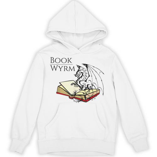 Book Lover I'm A Bookwyrm Not A Bookworm T-Shirt Unisex Hoodie - Bookorys CA