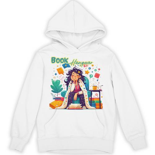 Book Lover Woman Woman Book Hangover Unisex Hoodie - Bookorys CA