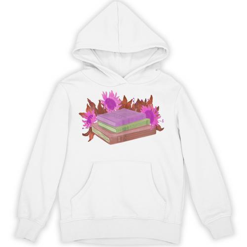 Book Lovers Wildflowers Book Reading Shirt Cute Teacher For Women Unisex Hoodie - Bookorys