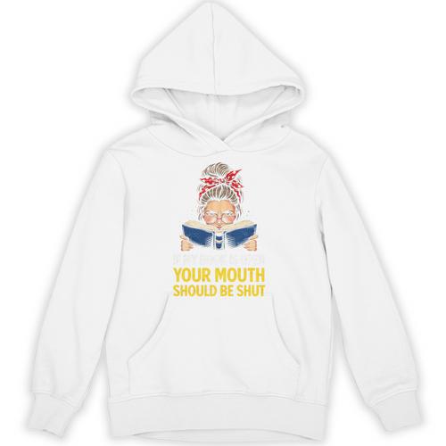 If My Book Is Open Reader Premium Tri-Blend Unisex Hoodie - Bookorys AU