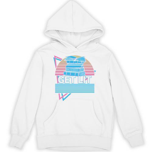Book Reader Literature Get Lit Unisex Hoodie - Bookorys