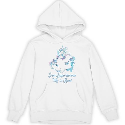 Book Reading Superheroes Like To Read Raglan Baseball Tee Unisex Hoodie - Bookorys