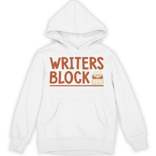 Book Writer Author Writers Block Book Writing Novelist Premium Tri-Blend Unisex Hoodie - Bookorys