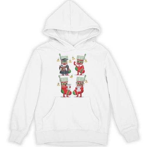Bookmas Christmas Book Tree Shirt Socks Bookworm Unisex Hoodie - Bookorys DE