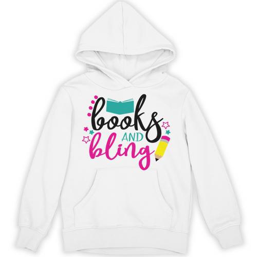 Books And Bling Unisex Hoodie - Bookorys CA