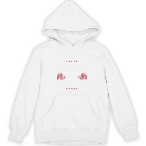 Books And Gymnastics Cute Girl's Premium Unisex Hoodie - Bookorys