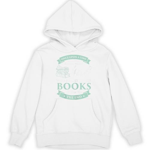 Books Loving Girl I Read Fairy Tale Bookaholic Idea T-Shirt Unisex Hoodie - Bookorys CA