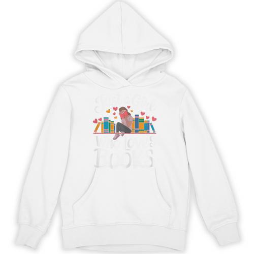 Bookworm Book Just A Girl Who Loves Books Unisex Hoodie - Bookorys CA