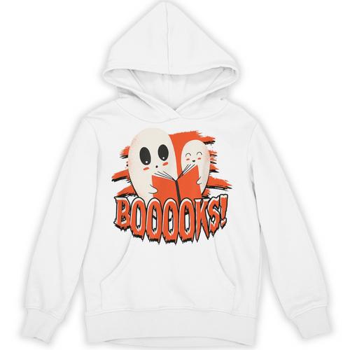 BOOOOKS Halloween Author Reading Of History Books Unisex Hoodie - Bookorys CA