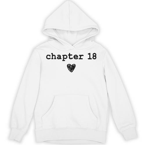 Chapter 18 Book Lovers Readers & Authors 18th Birthday Unisex Hoodie - Bookorys
