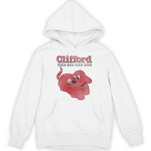 Clifford The Big Red Dog Clifford And Emily Book Cover Premium Tri-Blend Unisex Hoodie - Bookorys DE