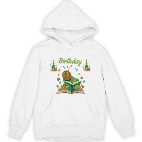Dad Of Caterpillar Birthday Reading Books Lovers Unisex Hoodie - Bookorys DE