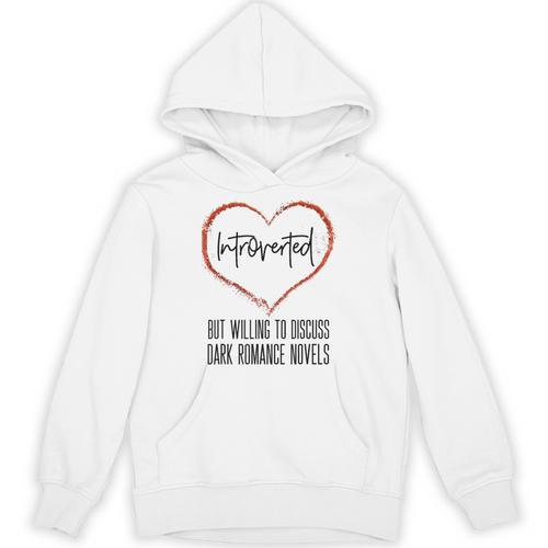 Dark Romance Lover Women Introvert Antisocial Book Club Unisex Hoodie - Bookorys