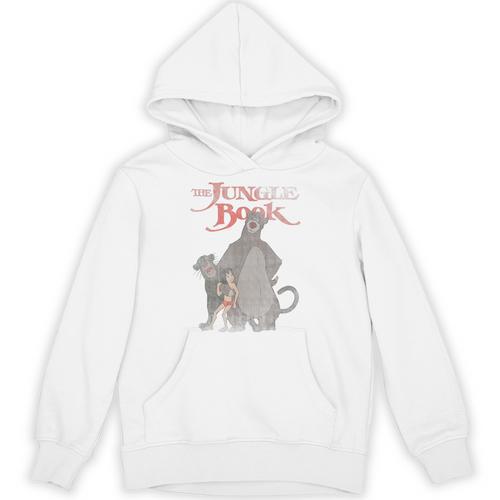 Disney The Jungle Book Group Distressed Poster Unisex Hoodie - Bookorys CA