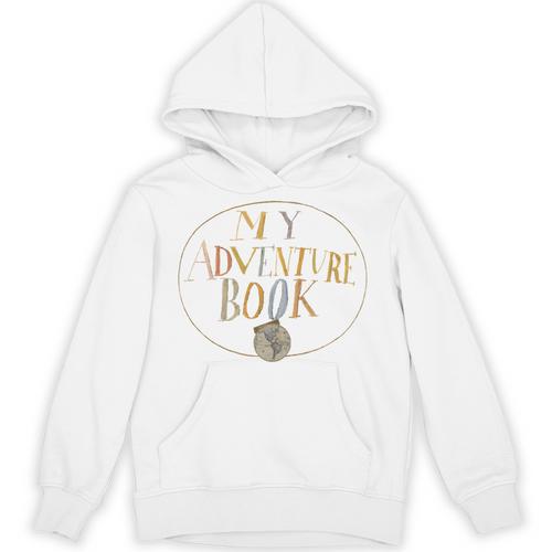 Disney Pixar Up My Adventure Book Comfort Colors Crop Top Unisex Hoodie - Bookorys