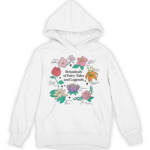 Disney Princess Botanicals Of Fairy Tales Floral Textbook Unisex Hoodie - Bookorys UK
