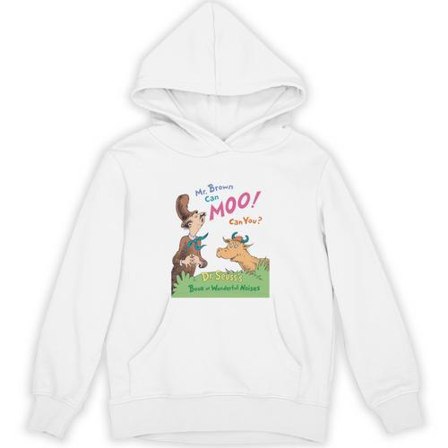 Dr Seuss Mr Brown Can Moo Book Cover Unisex Hoodie - Bookorys CA