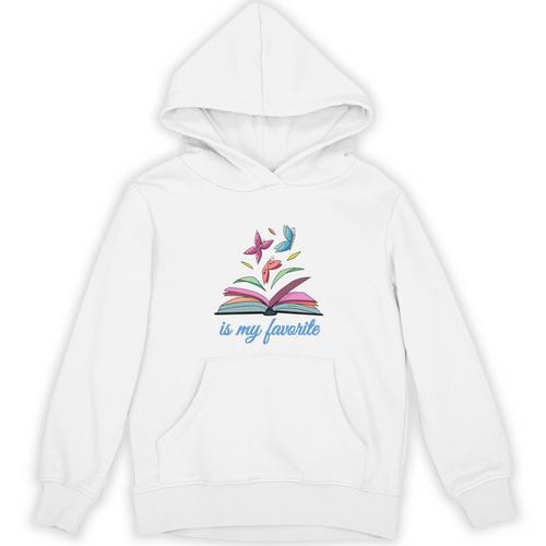 My Granddaughter Is My Favorite Author For Book Lovers Unisex Hoodie - Bookorys DE