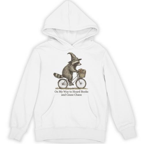 On My Way To Hoard Books And Cause Chaos Unisex Hoodie - Bookorys