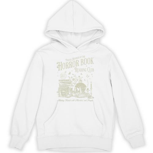 Horror Book Reading Club Vintage Gothic Premium Tri-Blend Unisex Hoodie - Bookorys CA