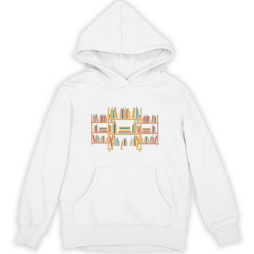 Its Not Hoarding If Its Books Librarian Book Hoarding Unisex Hoodie - Bookorys