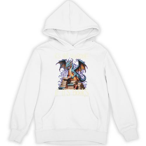 It's Not Hoarding If It's Books Reading Bookworm Reader Unisex Hoodie - Bookorys