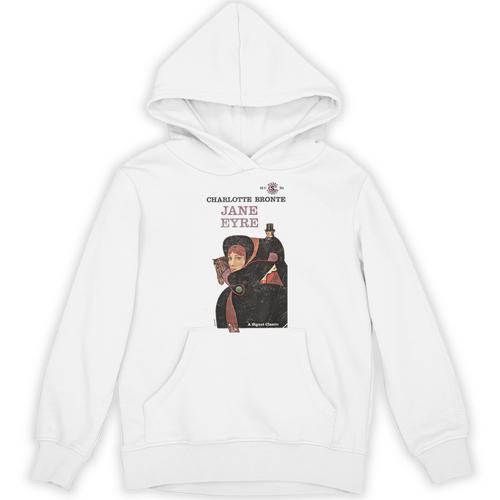 Jane Eyre Charlotte Bronte Vintage Book Cover Unisex Hoodie - Bookorys