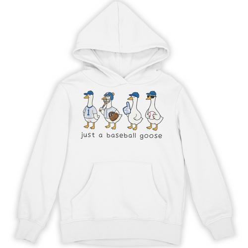 Just a Baseball GooseLife Is Better With Geese On Your Team Unisex Hoodie - Sportilla
