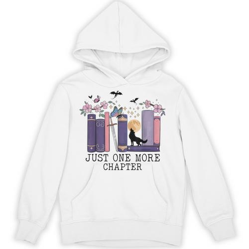 Just One More Chapter Romantasy Book Dragon Bookworm Bookish Unisex Hoodie - Bookorys