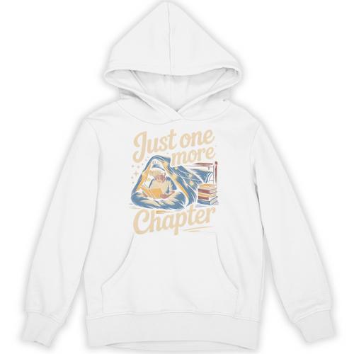 Just One More Chapter Vintage Book Lover Premium Tri-Blend Unisex Hoodie - Bookorys DE