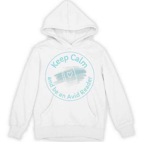 Keep Calm And Be An Avid Reader Books Premium Tri-Blend Unisex Hoodie - Bookorys AU
