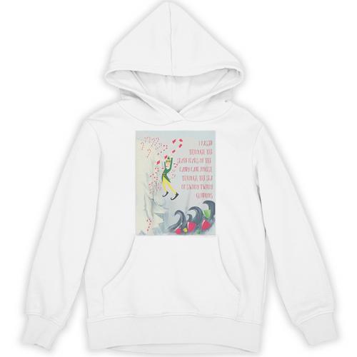 Kids Elf Swirly Twirly Gumdrops Book Page Poster Unisex Hoodie - Bookorys DE