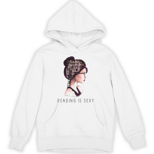 Lesen Is Sexy Goth Girl Books Unisex Hoodie - Bookorys CA