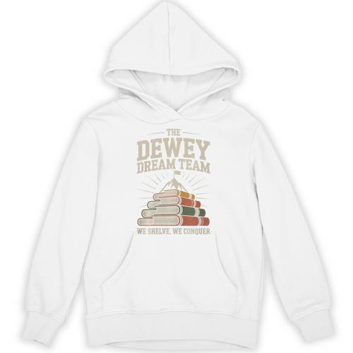 Library Dream Team Mountain Of Books Librarian Premium Tri-Blend Unisex Hoodie - Bookorys CA