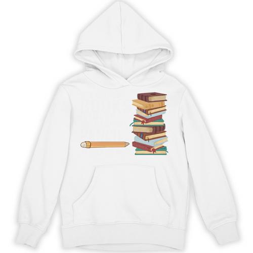 Life Without Books Is Like An Unsharpened Pencil Bookworm Unisex Hoodie - Bookorys AU