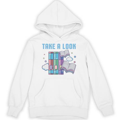 Take A Look Its In A Book Shirt Reading Readers Unisex Hoodie - Bookorys