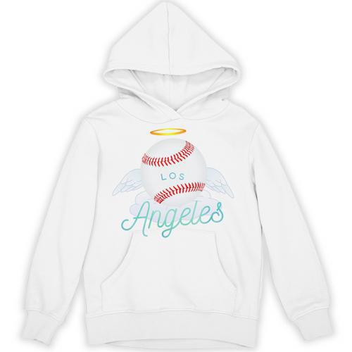 Los Angeles Angel Ball Tshirt Cool Baseball Team Premium Tri-Blend Unisex Hoodie - Sportilla