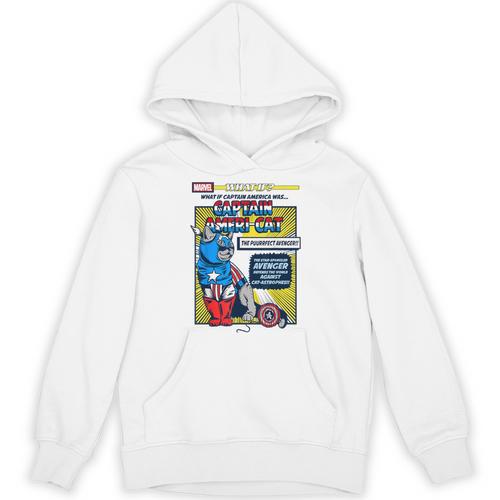 Marvel What If Captain Ameri-Cat Comic Book Cover Unisex Hoodie - Bookorys