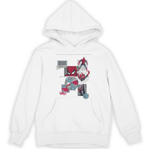 Marvel Comics Spider-Man Classic Comic Book Collage Unisex Hoodie - Bookorys CA
