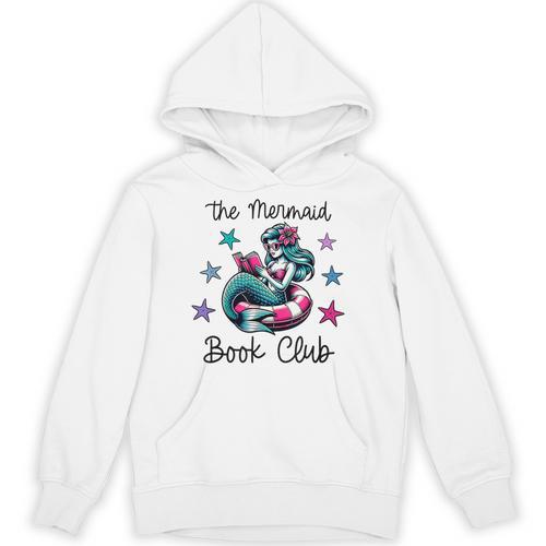 The Mermaid Book Club Summer Trendy Cute Reading Unisex Hoodie - Bookorys CA