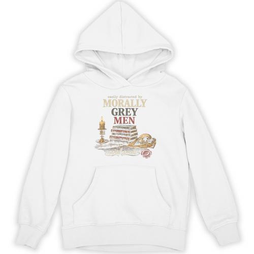 Morally Grey Men Reader Spicy Book Lover Unisex Hoodie - Bookorys DE
