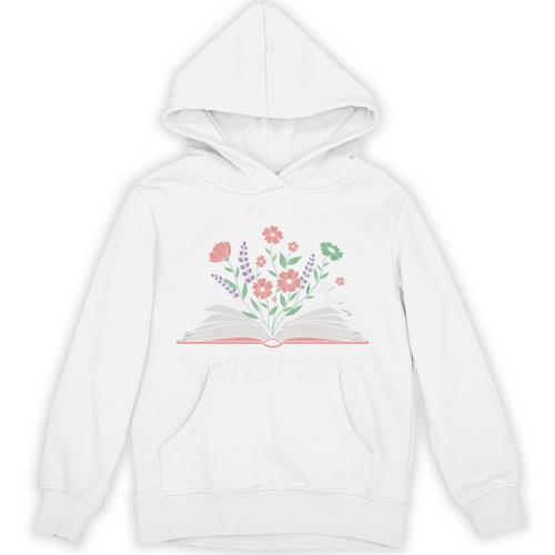 New Chapter Begins Retired 2026 Floral Book Retirement Women Unisex Hoodie - Bookorys