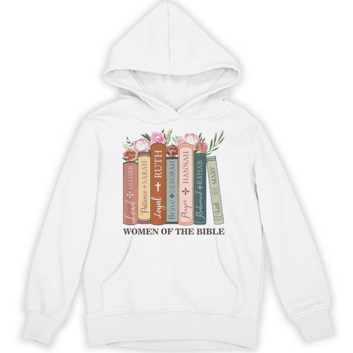 The Original Women Of The Bible Books Full Color Unisex Hoodie - Bookorys