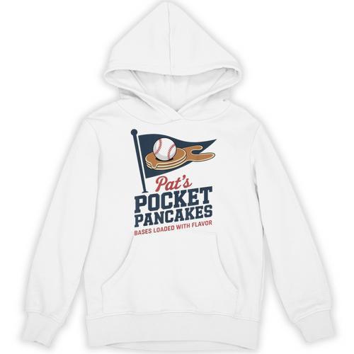 Pat's Pocket Pancakes Flag Baseball On Pancake Unisex Hoodie - Sportilla